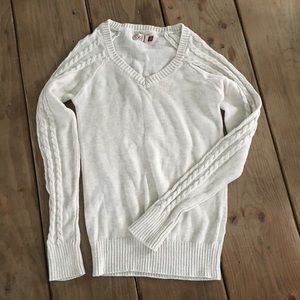 Lt Tan V neck Sweater Size S